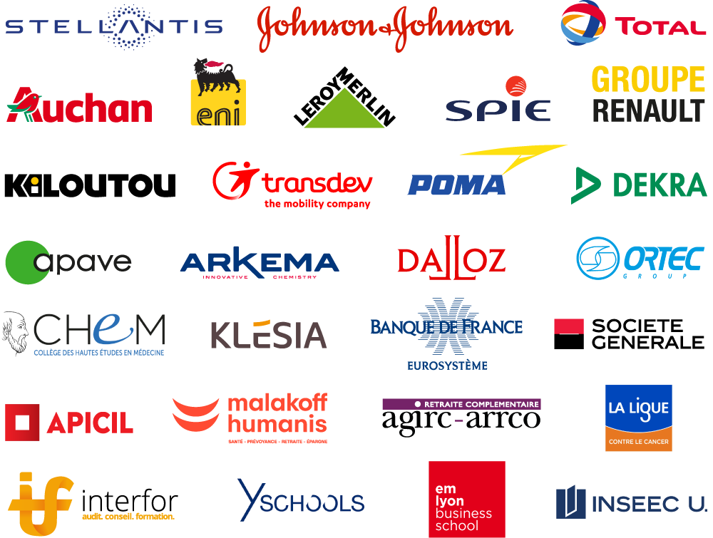 Cloud of XPERTEAM customer logos
