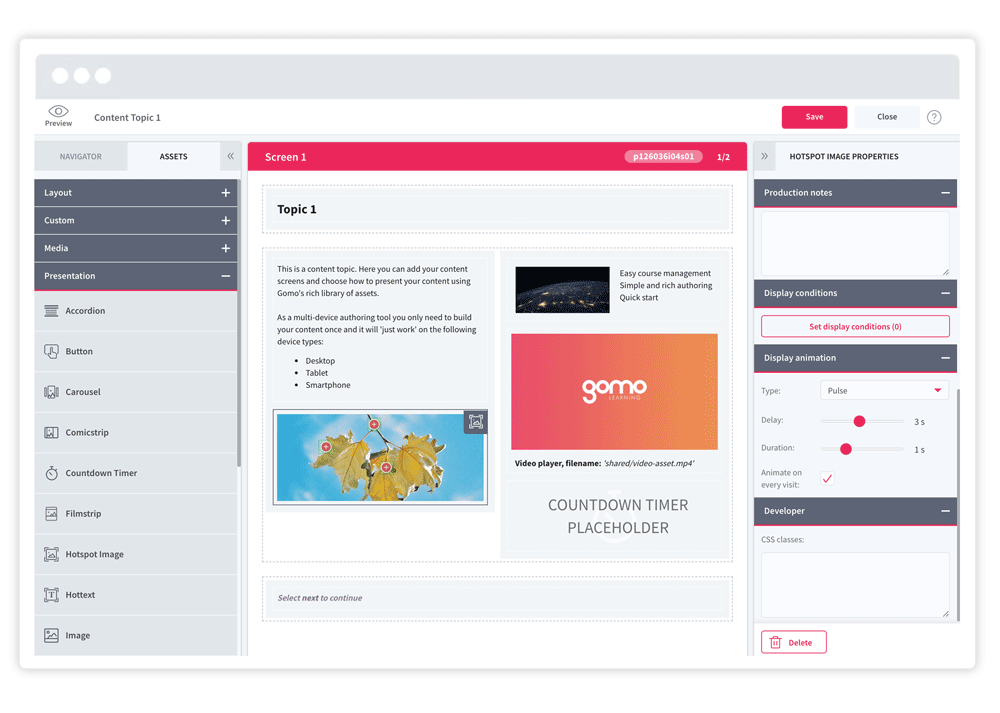 Gomo-learning-authoring-software