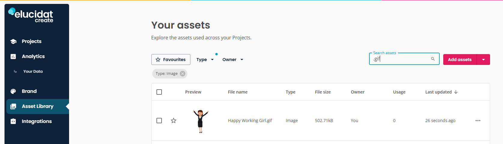 Elucidat Create – Gif